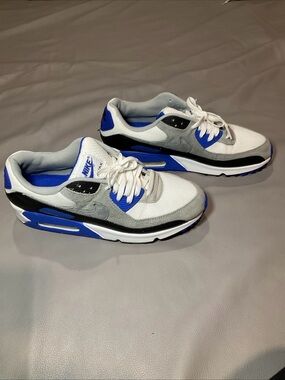 Nike Men’s Air Max Sneakers White Gray Blue Black